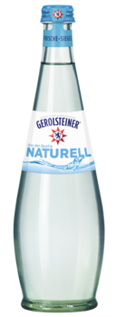 Gerolsteiner Naturell in der 0,5 Gourmet-Glasflasche