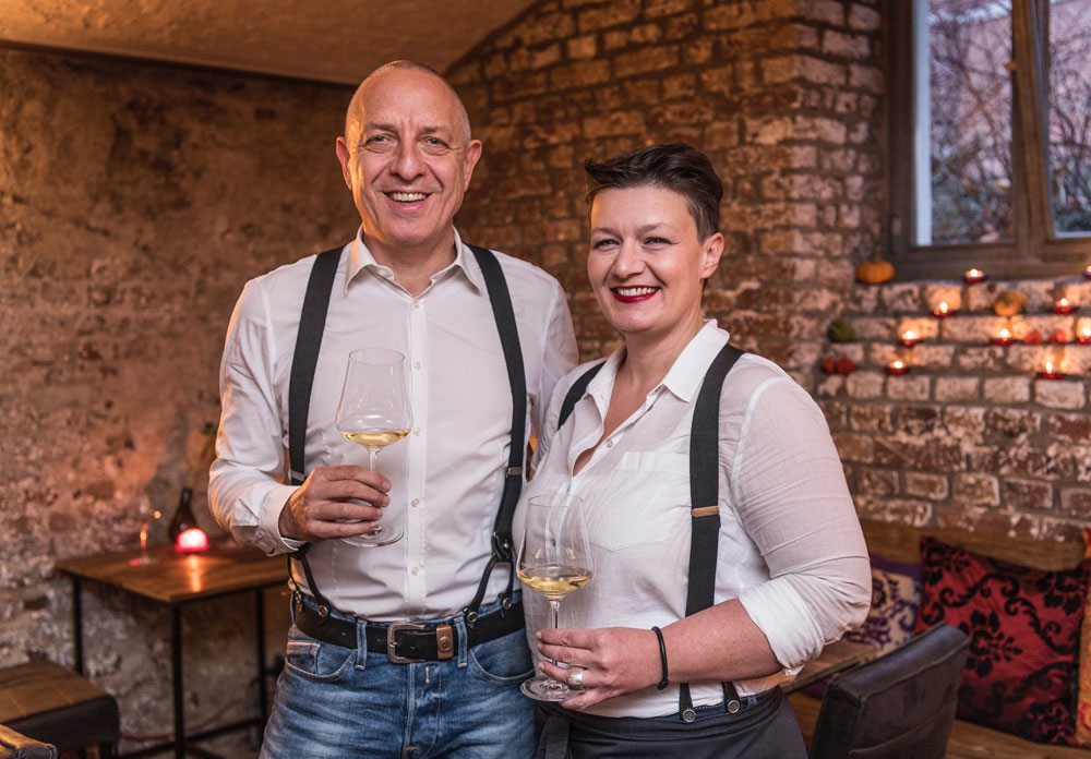 Klaus Wählen & Dorina Sill, Gastgeber Eiskeller Weinbar